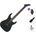 Jackson JS11 Dinky AH Basic SET Black Електрическа китара
