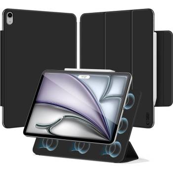Tech-Protect Силиконов, магнитен калъф за Apple iPad Air 13" 1 / 2 / 2024-2025 от Tech-Protect SmartCase Magnetic - Черен (5906302363247)