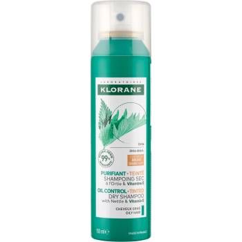 Klorane seboregulačný suchý šampón na tmavé vlasy 150 ml