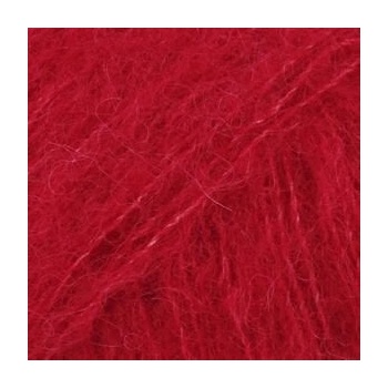 DROPS Design Brushed Alpaca Silk Uni Colour 07 Red Плетива прежда (109807)