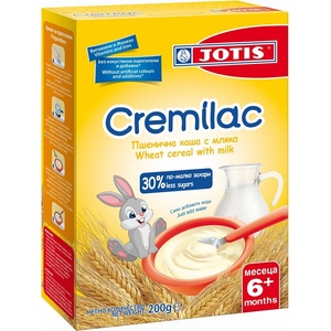 Jotis Пшенична каша Jotis - Cremilac, с мляко, 200 g (770002) - ozone