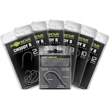 Korda Choddy Barbless vel.4 10 ks