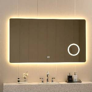 Inter Ceramic Правоъгълно огледало Inter Ceramic с осветление и функция против замъгляване, 160x90 см (1834)