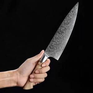Chefsblade Кухненски нож Chefsblade - Chef острие - ламинат дамаск - CB 100125