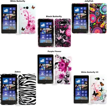 Nokia Lumia 820 Flora Силиконов Калъф + Протектор