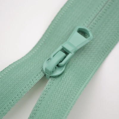 Takoy Zip Sarah voděodolný se dvěma jezdci 5 mm - tmavá máta 90 cm