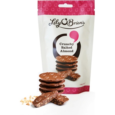 LILY O'BRIENS mléčná se slanými mandlemi 110 g