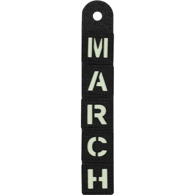 Nášivka M-Tac MARCH - čierna