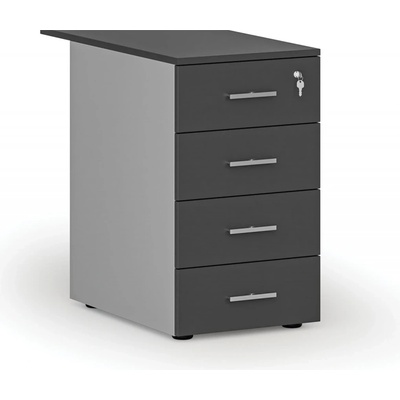 Primo Gray 4 zásuvky šedá/grafit – Zbozi.Blesk.cz