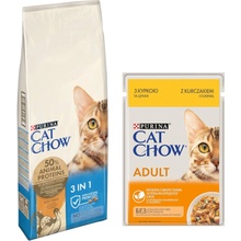 Purina Cat Chow 3 v 1 s moriakom 15 kg