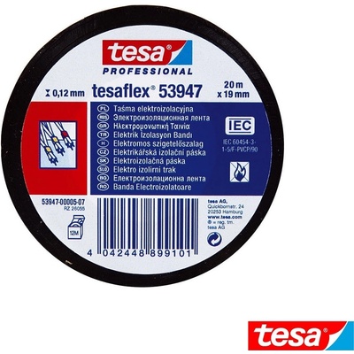 TESA elektroizolační páska 15 mm x 10 m černá