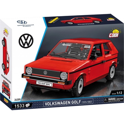 COBI 24359 Volkswagen Automobil Volkswagen GOLF (1974-1983) 1:12 – Zboží Dáma