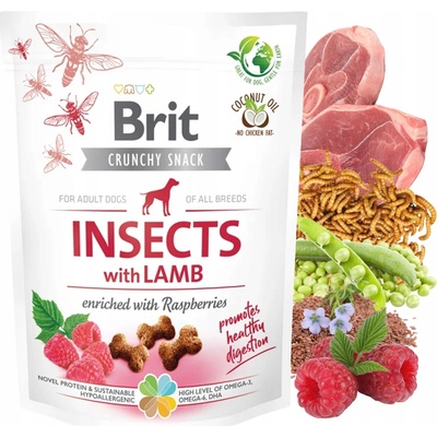 Brit Care Dog Insects with Lamb & Raspberries 200 g