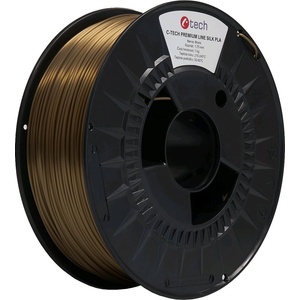 C-Tech 3DF-P-SPLA1.75-BRONZE 3D филамент, PREMIUM LINE, Silk PLA, 1, 75mm, 1000g, Бронзов (Bronze) (3DF-P-SPLA1.75-BRONZE)