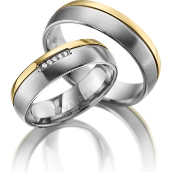 Marrya D TI 15 Titánový snubný prsteň