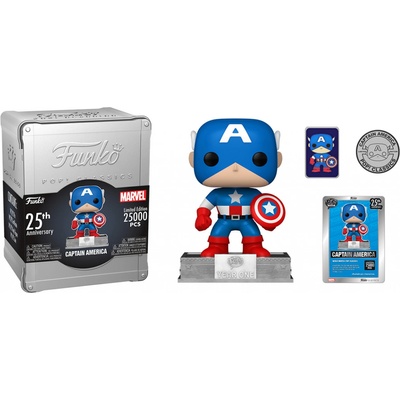 Funko Pop! Marvel 25th Anniversary Captain America Limited Edition