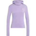 adidas Дамска тениска adidas Women's ADI365 Running Essentials Winter Hooded Running shirt - Magic Lilac - размер XL (916-7574-0316)