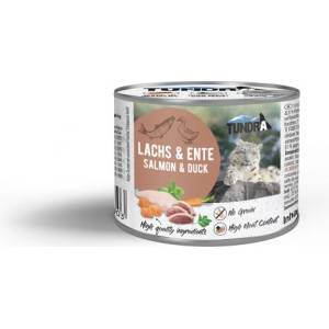 TUNDRA grain free - консерва за котки със сьомга и патешко, БЕЗ ЗЪРНО, 200 гр, Германия - 700ve