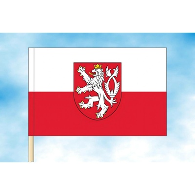 LIBEA, s.r.o. Vlajka Čech půlený list Rozměr: 80×120 cm, Uchycení: Návlek na žerď