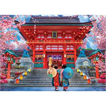 Image 1 of EUROGRAPHICS - Puzzle Sakura in spring - 1 000 piese
