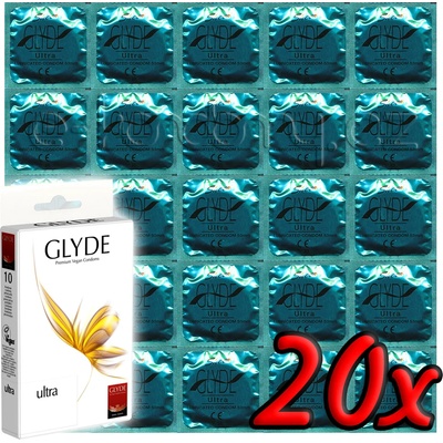 GLYDE Ultra - Premium Vegan Condoms 20 pack