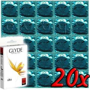 GLYDE Ultra - Premium Vegan Condoms 20 pack