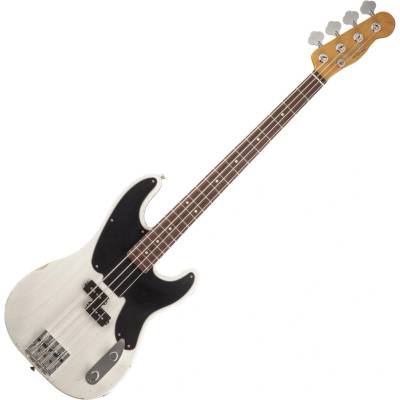 Fender Mike Dirnt Road Worn Precision Bass RW White Blonde Електрическа бас китара