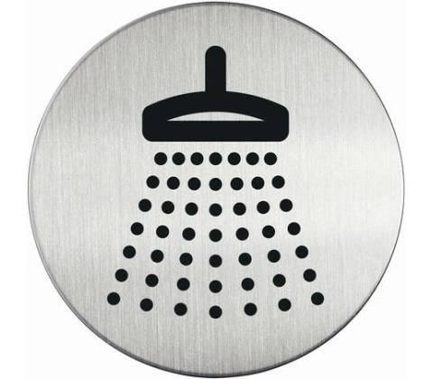 Piktogram "Sprcha" Ø 83 mm