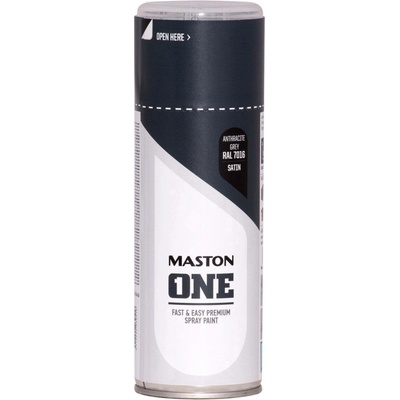 MASTON ONE Sprej satin/pololesk 400 ml Odstín RAL: Anthrac. Grey