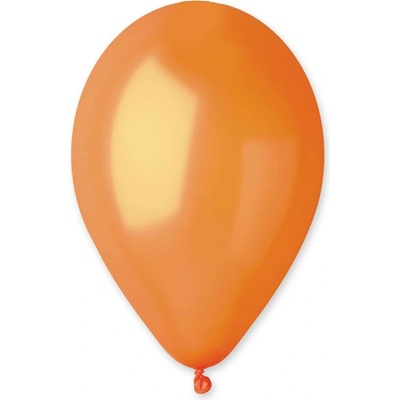 Balónky 10ks METAL oranžové