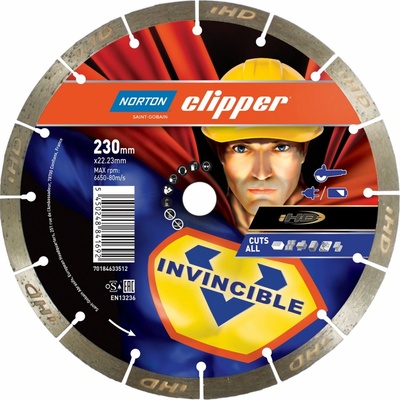 Kotouč řezný DIA Norton Invincible 230×22,23 mm