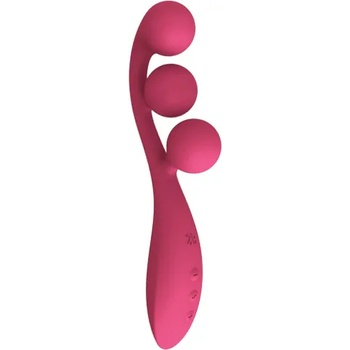 Image 1 of Satisfyer Луксозен вибратор и стимулатор "satisfyer tri ball i red" 23 см