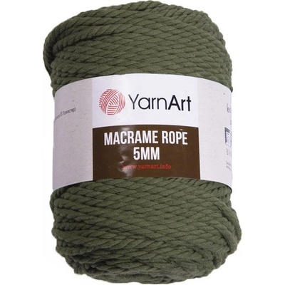 YarnArt Macrame Rope 787, 5mm - zelená