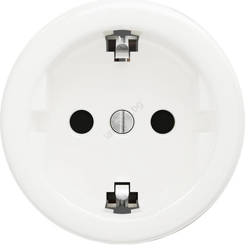 Reblig - Ретро контакт тип SCHUKO за дома без рамка 230V/16A, снежнобял (RG0160)