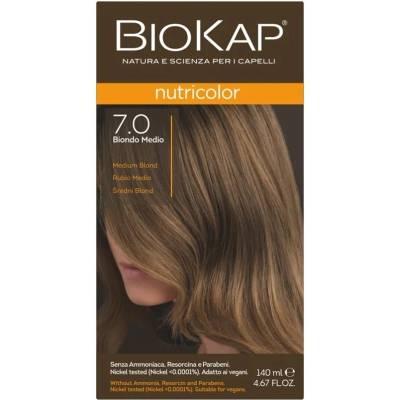 Biokap NutriColor barva na vlasy Středně tmavý blond 7.0
