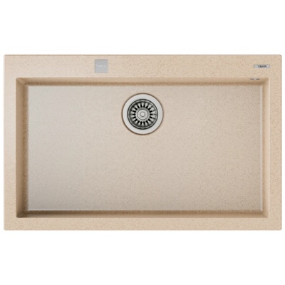 Teka Мивка Teka ForSquare 72.40 TG, Гранит, Авт. клапан, За шкаф, 80 см, Светлобежов (115230002)