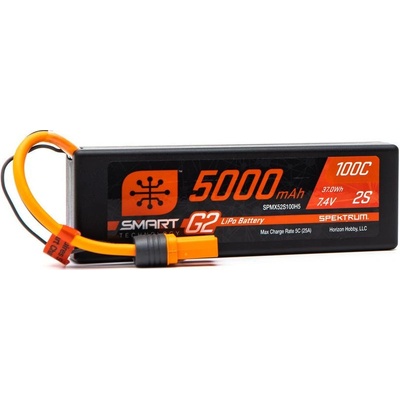 Spektrum Smart G2 LiPo 2S 100C Hardcase IC5 Plug 7.4 V 5000 mAh