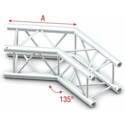 TRUSS PQ30-005 Corner 135 Degrees Incl. Connectors