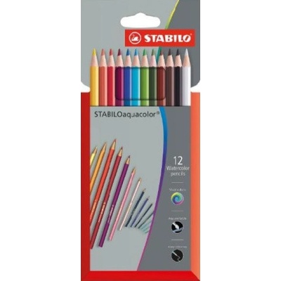 Stabilo Aquacolor pastelky 12ks 135364
