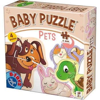 D-Toys - Puzzle 6v1 Pets - 1 - 39 piese