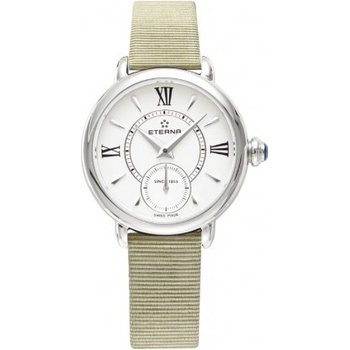 Eterna Lady Eterna Small Second 28 White textile Gold