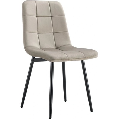 Kondela Ramita typ 3 sivohnedá Taupe Velvet látka / čierna