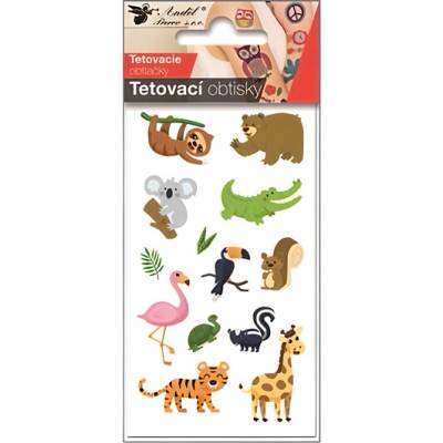 Anděl Přerov Tetovací obtisky zvířátka