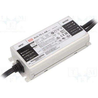 MEAN WELL XLG-75-L-AB Napájecí zdroj: spínaný; LED; 75W; 53÷107VDC; 0,35÷1,05A; IP67