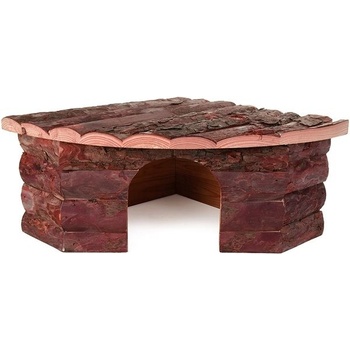 Trixie Jesper Dřevěný dům rohový pro králíka 42 x 15 x 30 cm