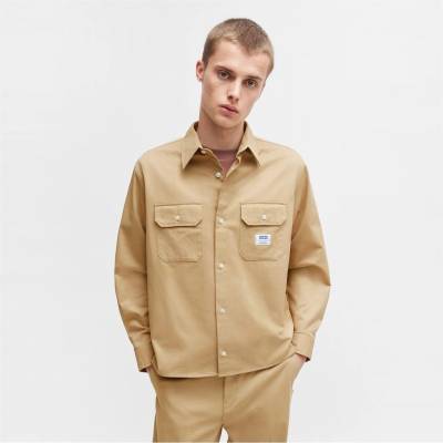Hugo Men's Ekynone Blue Overshirt - Beige 269