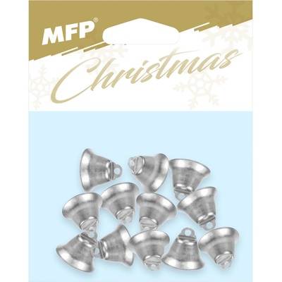 MFP Paper 8882341 Zvonečky 1,7cm/12ks stříbrné