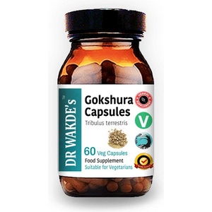 DR WAKDE’s Енергия и либидо - Гокшура (Gokshura, Tribulus Terrestris), 60 V капсули (PH011 (034238))