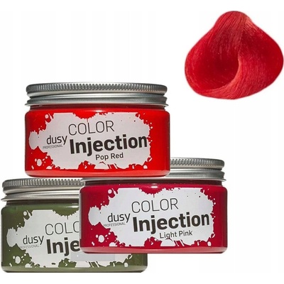 Dusy Tónovací přípravek na vlasy Professional Color Injection FIRE RED 115 ml
