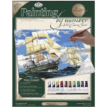 Royal Langnickel Malování podle čísel Plachetnice